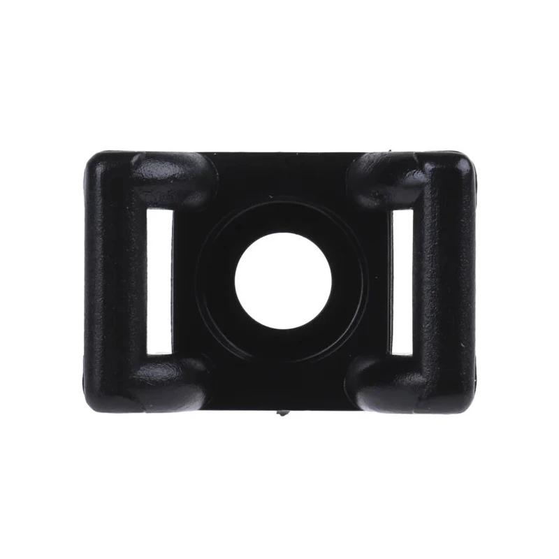 HellermannTyton Black Screw Cable Tie Mount 6 mm Cable Tie Width Acceptance 12 mm Width x 18 mm 151-24660 KR6G5-PA66W-BK