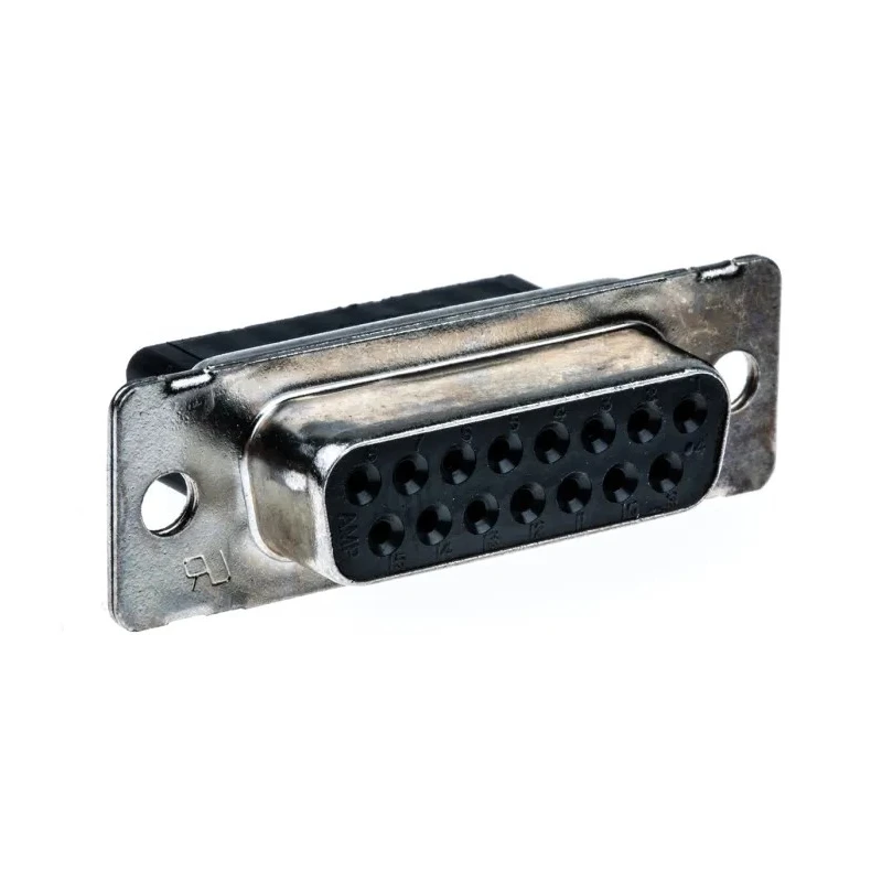 TE Connectivity AMPLIMITE HDP-20 15 Way Straight Cable D-Sub Connector Female 205205-2