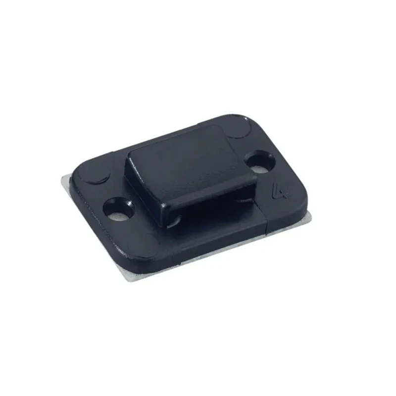 HellermannTyton Black Polyamide Cable Tie Mount 4 mm Width x 14 mm Width x 20 mm Length 151-11310 TY3G1S-PA66W-BK