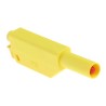 Staubli Yellow Male Banana Plug, 4 mm Connector, Solder Termination, 1kV, 32A, Gold Plating 22.2380-24 22.1203