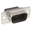 TE Connectivity AMPLIMITE HDP-20 9 Way Straight Cable D-Sub Connector Male 250V 3.7A Steel Housing 205204-4
