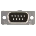 TE Connectivity AMPLIMITE HDP-20 9 Way Straight Cable D-Sub Connector Male 250V 3.7A Steel Housing 205204-4