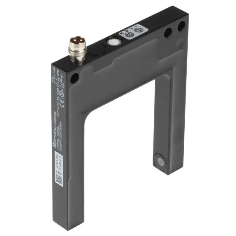 Pepperl + Fuchs Through Beam Photoelectric Sensor, Fork Sensor, 50 mm Detection Range, PNP Output, IP67 GL50-RT/32/40A/98A