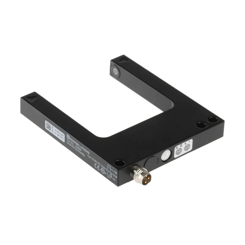 Pepperl + Fuchs Through Beam Photoelectric Sensor, Fork Sensor, 50 mm Detection Range, PNP Output, IP67 GL50-RT/32/40A/98A