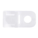 HellermannTyton Natural Cable Tie Mount 4.6 mm Width x 10.2 mm x 20.4 mm Polyamide 66 151-31103 CTAM1-PA66-WH