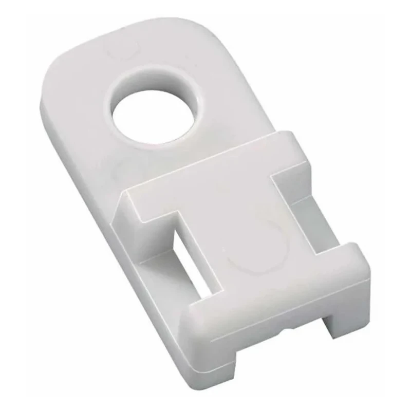 HellermannTyton Natural Cable Tie Mount 4.6 mm Width x 10.2 mm x 20.4 mm Polyamide 66 151-31103 CTAM1-PA66-WH