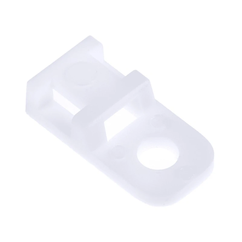 HellermannTyton Natural Cable Tie Mount 4.6 mm Width x 10.2 mm x 20.4 mm Polyamide 66 151-31103 CTAM1-PA66-WH
