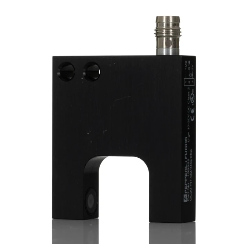 Pepperl + Fuchs Through Beam Photoelectric Sensor, Fork Style, 20 mm Detection Range, PNP Output, IP67 GL20-RT/32/40A/98A