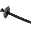 HellermannTyton Non-Releasable Cable Tie 375 mm Length x 7.6 mm Width Black Polyamide 66 150-47595 BHT375M-PA66HS-BK