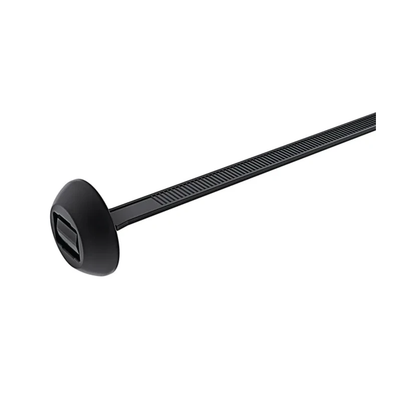 HellermannTyton Non-Releasable Cable Tie 375 mm Length x 7.6 mm Width Black Polyamide 66 150-47595 BHT375M-PA66HS-BK