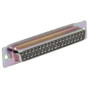 ITT Cannon 37 Way 2.84 mm Pitch Panel Mount Female D-Sub Connector D3HC-MP-M