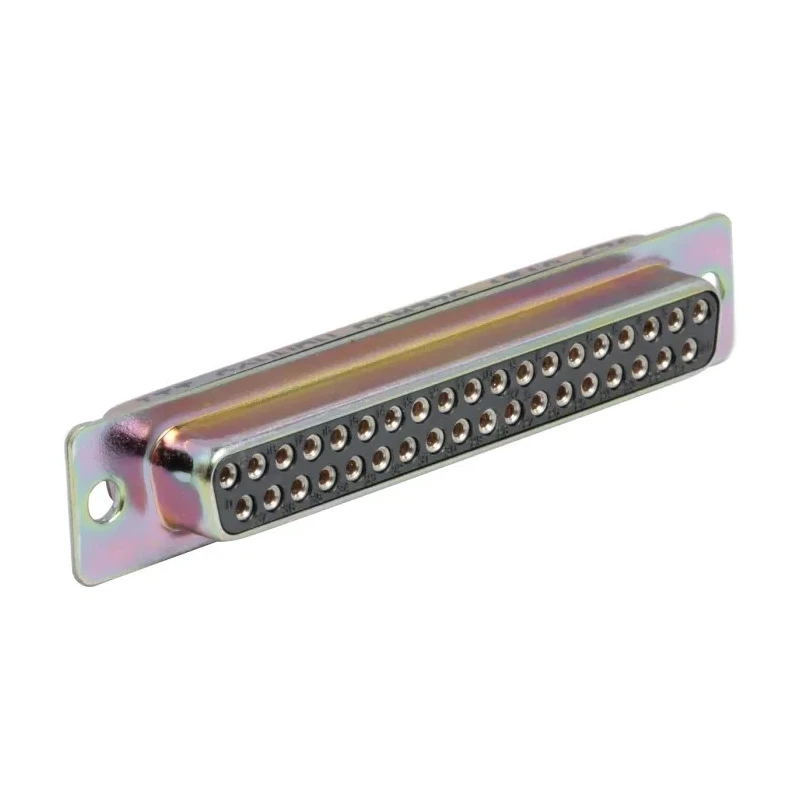 ITT Cannon 37 Way 2.84 mm Pitch Panel Mount Female D-Sub Connector D3HC-MP-M