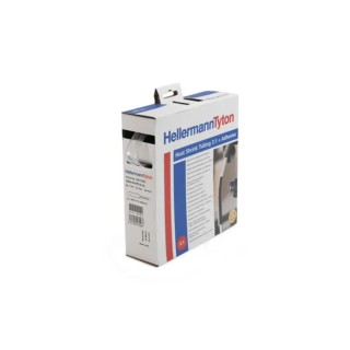 HellermannTyton Halogen Free Heat Shrink Tubing Clear 3 mm Sleeve Diameter x 10m Length 3:1 308-10303 HIS-A-3/1-PO-X-CL