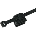 HellermannTyton Cable Tie Assembly 200 mm x 14 mm Black Polyamide 66 156-00007 T50ROSEC24-PA66HS/PA66HIRHS-BK