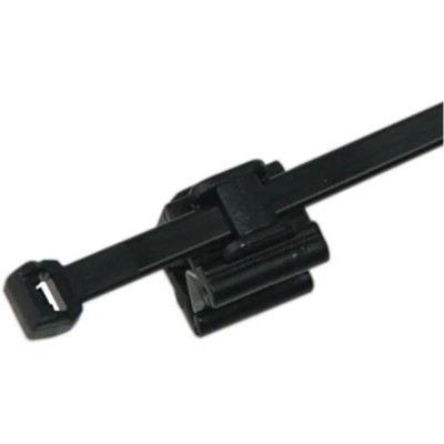 HellermannTyton Cable Tie Assembly 200 mm x 14 mm Black Polyamide 66 156-00007 T50ROSEC24-PA66HS/PA66HIRHS-BK