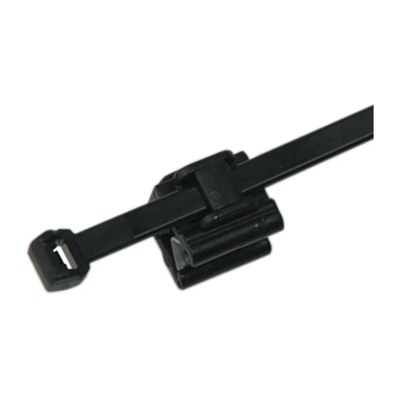 HellermannTyton Cable Tie Assembly 200 mm x 14 mm Black Polyamide 66 156-00007 T50ROSEC24-PA66HS/PA66HIRHS-BK