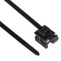 HellermannTyton Cable Tie Assemblies Cable Tie 200 mm x 4.6 mm Black Polyamide 66 156-04602 T50ROSEC19-PA66HS/PA66HIRHS-BK