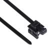 HellermannTyton Cable Tie Assemblies Cable Tie 200 mm x 4.6 mm Black Polyamide 66 156-04602 T50ROSEC19-PA66HS/PA66HIRHS-BK