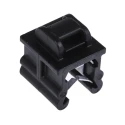 HellermannTyton Cable Tie Assemblies Cable Tie 200 mm x 4.6 mm Black Polyamide 66 156-04602 T50ROSEC19-PA66HS/PA66HIRHS-BK