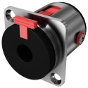 Neutrik 6.35 mm Panel Mount Female 3-Pole Stereo Jack Connector 50V 10A Solder NJ3FP6C