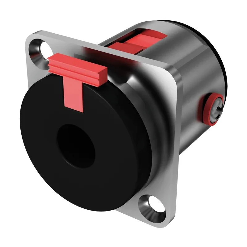 Neutrik 6.35 mm Panel Mount Female 3-Pole Stereo Jack Connector 50V 10A Solder NJ3FP6C