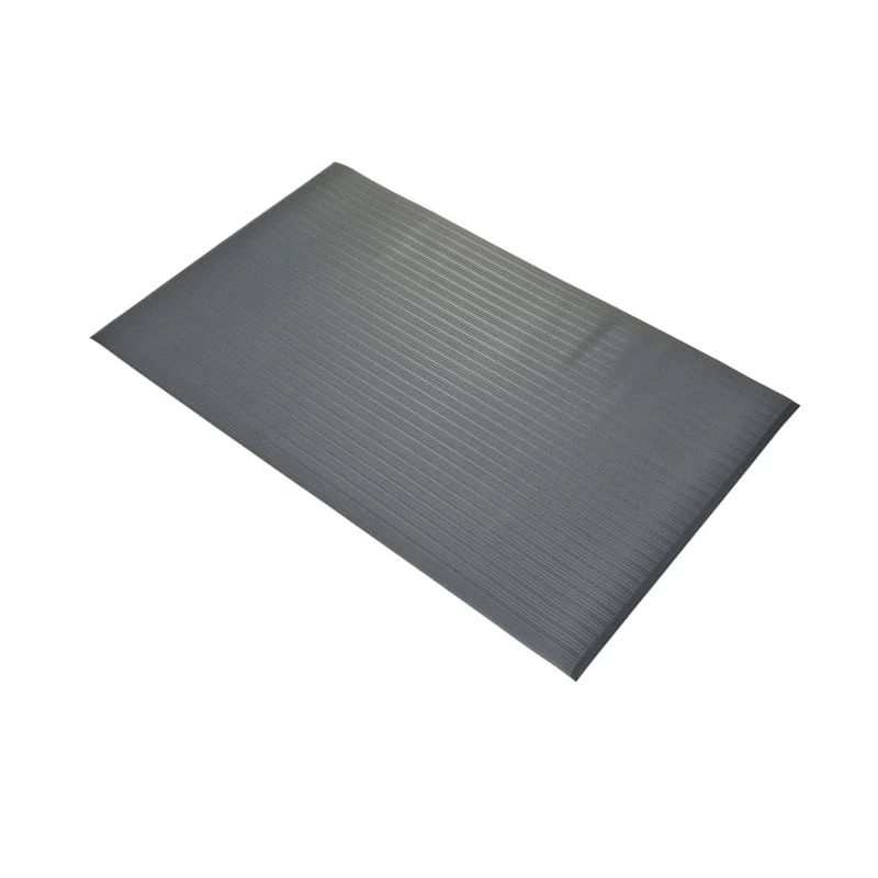COBA Europe Individual Foam Anti-Fatigue Mat 900mm x 1.5 m x 9.5 mm, Ribbed Surface, Grey AL060002