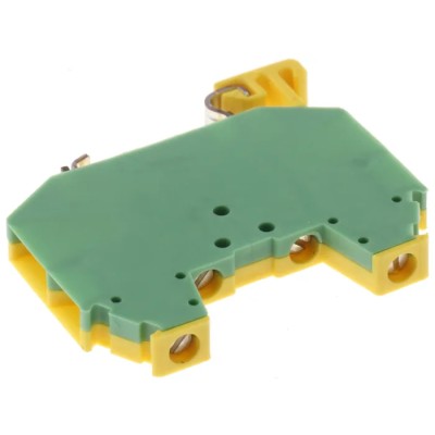 Phoenix Contact 4-Way MT1.5-QUATTRO-PE Earth Terminal Block, 1.5mm² Cable CSA, 16-26 AWG Wire, Polyamide Housing 3001695