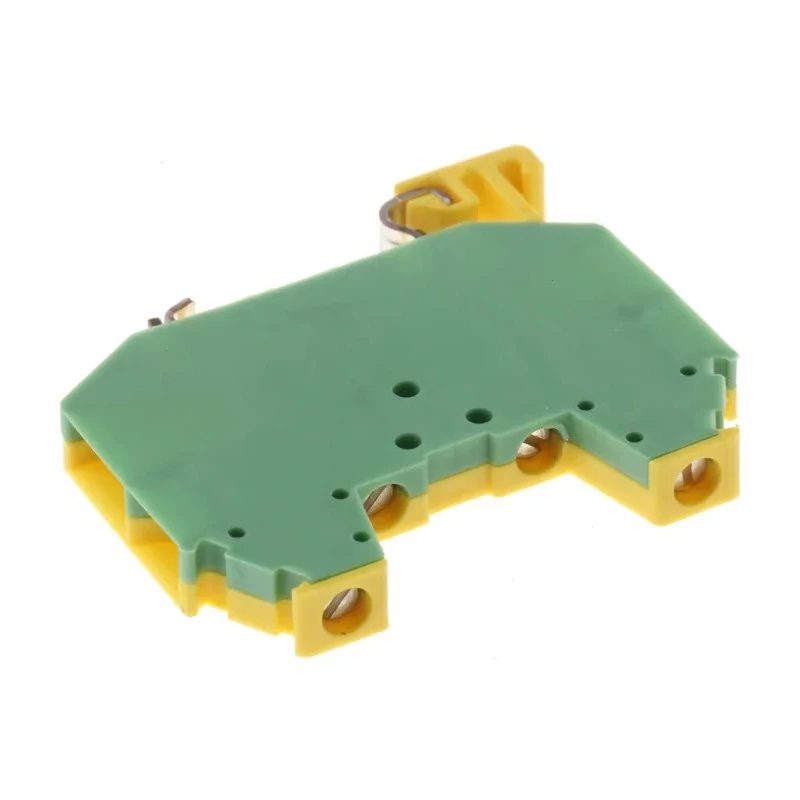 Phoenix Contact 4-Way MT1.5-QUATTRO-PE Earth Terminal Block, 1.5mm² Cable CSA, 16-26 AWG Wire, Polyamide Housing 3001695