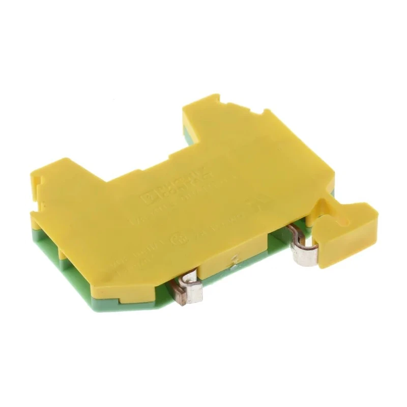 Phoenix Contact 4-Way MT1.5-QUATTRO-PE Earth Terminal Block, 1.5mm² Cable CSA, 16-26 AWG Wire, Polyamide Housing 3001695