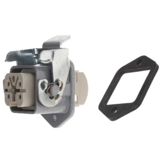 EPIC Heavy Duty Power Connector 4 Way 10A 250V H-A Series 10422500+10432000