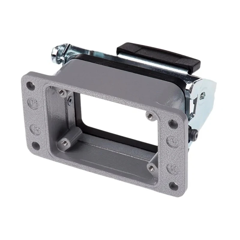 EPIC Heavy Duty Power Connector Hood Panel Mount Aluminium Alloy IP65 Single Lever H-B 6 10003000
