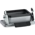 EPIC Heavy Duty Power Connector Hood Panel Mount Aluminium Alloy IP65 Single Lever H-B 6 10003000