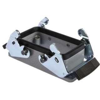 EPIC Heavy Duty Power Connector Hood Panel Mount Aluminium Alloy IP65 Double Lever Locking H-B 10 10032000