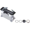 EPIC Heavy Duty Power Connector Hood Surface Mount IP65 PG21 Thread Size 2 Lever Locking HB Series 10074000+12954500