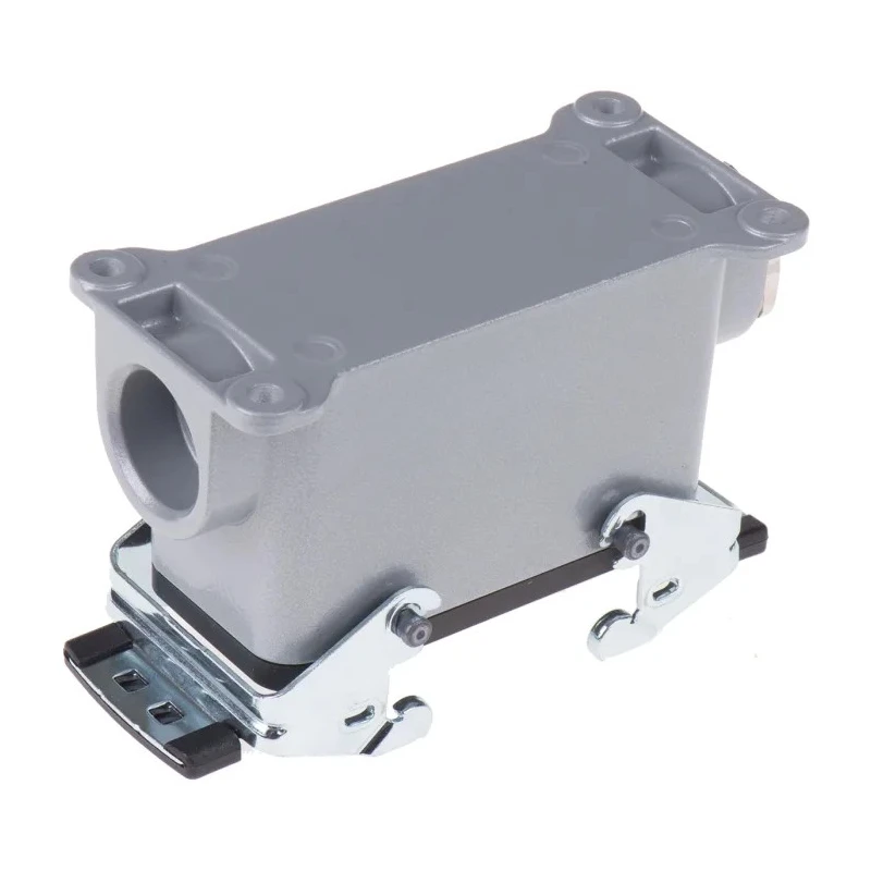EPIC Heavy Duty Power Connector Hood Surface Mount IP65 PG21 Thread Size 2 Lever Locking HB Series 10074000+12954500