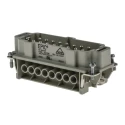 EPIC Heavy Duty Power Connector, 16A Current Rating, H-BE Series Male Connector Insert, 16 Contacts, 600V Voltage 10194000