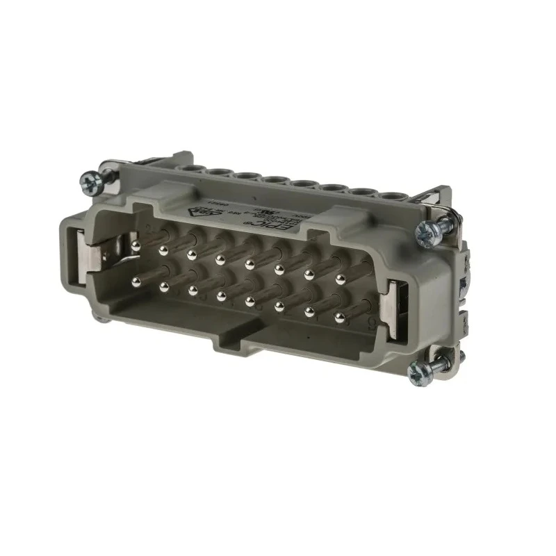 EPIC Heavy Duty Power Connector, 16A Current Rating, H-BE Series Male Connector Insert, 16 Contacts, 600V Voltage 10194000
