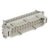 EPIC Heavy Duty Power Connector Insert 16A, 24 Contacts, H-BE Series Male, 600V, IP65 10196000