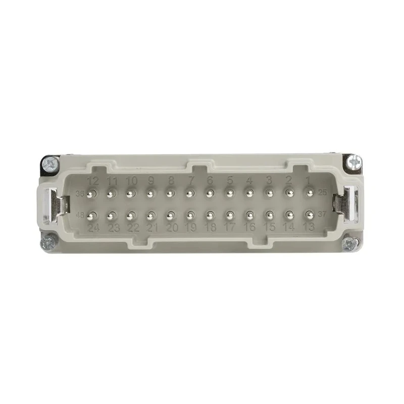 EPIC Heavy Duty Power Connector Insert 16A, 24 Contacts, H-BE Series Male, 600V, IP65 10196000