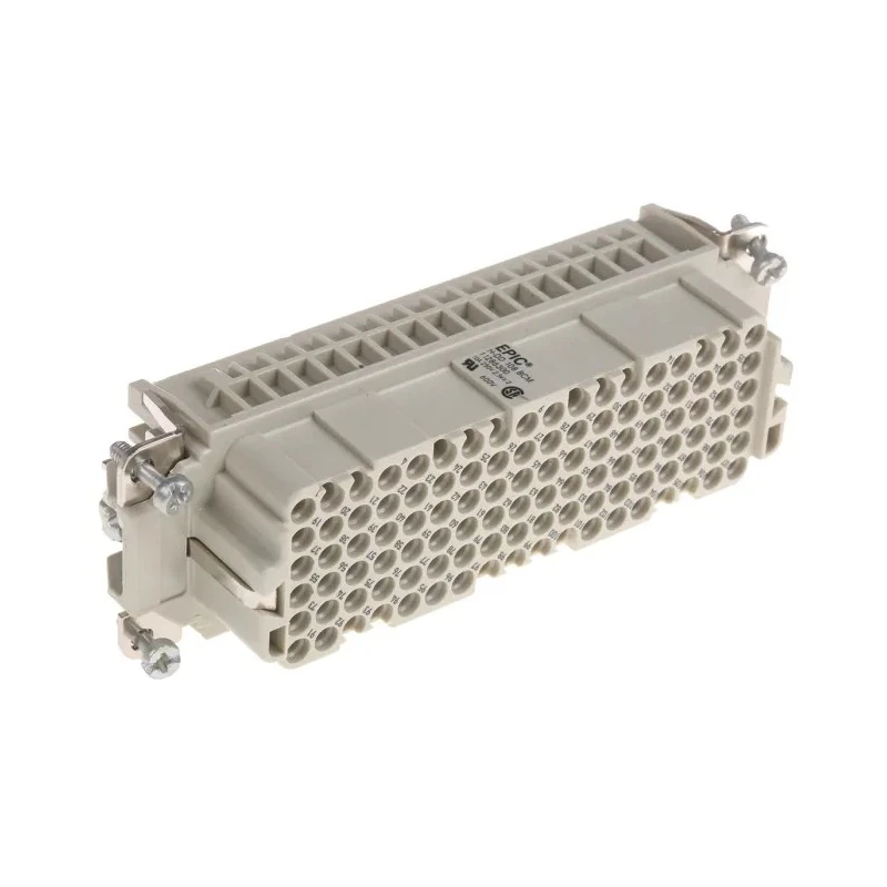 EPIC Heavy Duty Power Connector Insert, 8.5A Current Rating, H-DD Series Male, 108 Contacts 11286300