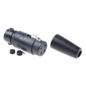Amphenol Industrial 4 Way Female Straight Cable Loudspeaker Connector 20A Black Thermoplastic Housing AP411