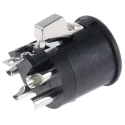 Amphenol Industrial 4 Way Female Straight Cable Loudspeaker Connector 20A Black Thermoplastic Housing AP411