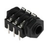 RS PRO 6.35 mm Through Hole Female Stereo Jack Connector 3A 50V 449-348