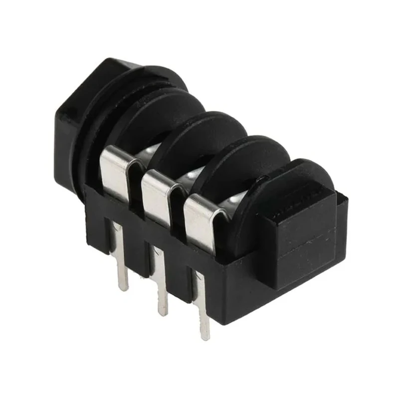 RS PRO 6.35 mm Through Hole Female Stereo Jack Connector 3A 50V 449-348