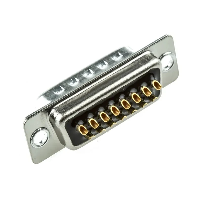 Cinch FD 15 Way Straight 2.76 mm Pitch Panel Mount D-Sub Connector Male FDA-15PTI2/1
