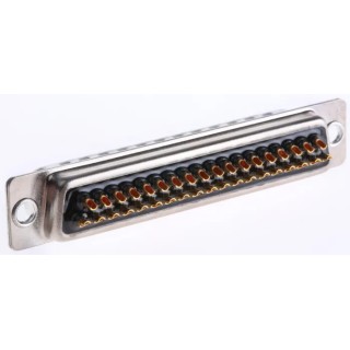 Cinch FD 37 Way Straight 2.76 mm Pitch Panel Mount D-Sub Connector Male FDC-37PTI2/1