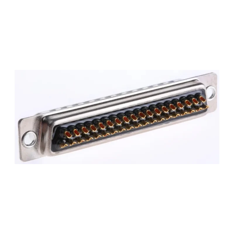 Cinch FD 37 Way Straight 2.76 mm Pitch Panel Mount D-Sub Connector Male FDC-37PTI2/1