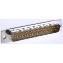 Cinch FD 37 Way Straight 2.76 mm Pitch Panel Mount D-Sub Connector Male FDC-37PTI2/1