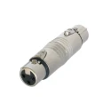 Neutrik Audio Female XLR Straight AV Adapter 5V Nylon Housing NA3FF