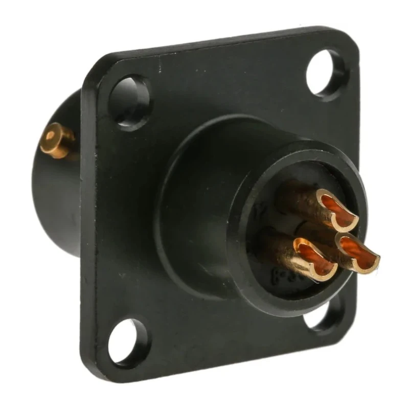 Amphenol Limited MIL Spec Circular Connector Copper Tin Contact Box Mount Straight 3 Way 500, 700V AC 62GB-12E08-33SN